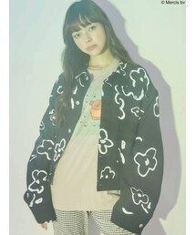 merry jenny | drawing garden ツイルジャケット(テーラードジャケット)