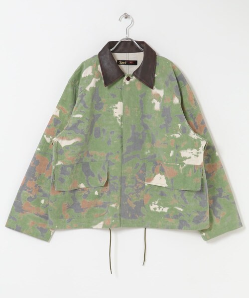 URBAN RESEARCH(アーバンリサーチ)の「Gurank Poplin camouflage hunting JK(カバーオール・メンズ・BRN/KHA・2/3)」の3枚目の写真