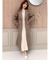 RESEXXY | ナローベルトチェスターコート(チェスターコート)