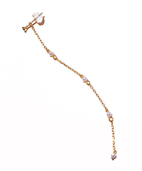 ROPE'（ロペ）の「【WEB限定】【les bonbon (ル ボンボン)】2way diamond pierce（ピアス（両耳用）・レディース・ゴールド・F）」の12枚目の写真