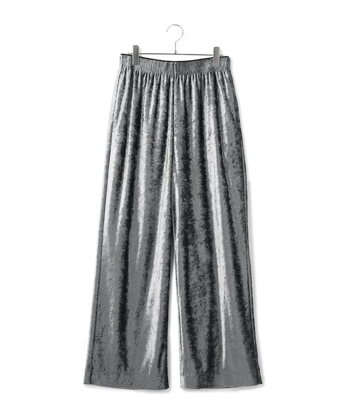 ADAM ET ROPE'(アダムエロペ)の「クラッシュベロアイージーパンツ/セットアップ対応(その他パンツ・レディース・ブラック/グレー・36/38)」の15枚目の写真