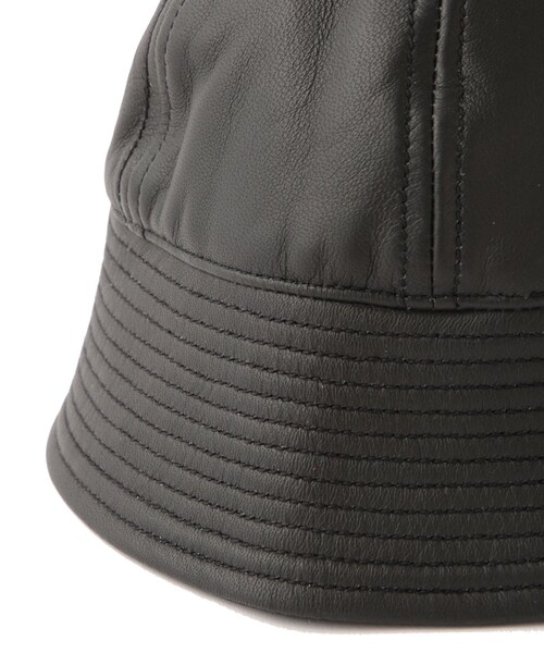 ADAM ET ROPE'（アダムエロペ）の「【CCU/シーシーユー】SAILOR HAT（ハット・メンズ・ブラック・F）」の3枚目の写真