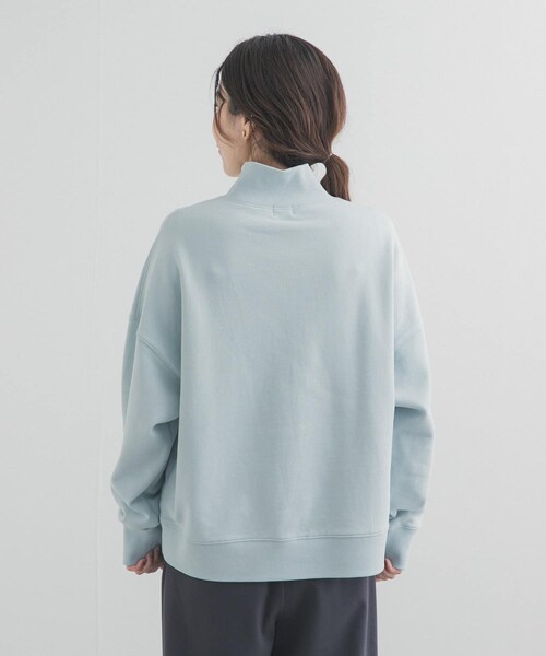 URBAN RESEARCH DOORS（アーバンリサーチドアーズ）の「刺繍スタンドカラースウェット（スウェット・レディース・OFF/L.BLUE・Free）」の13枚目の写真