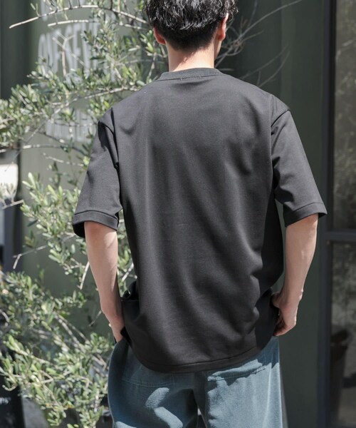 URBAN RESEARCH DOORS(アーバンリサーチドアーズ)の「FORK&SPOON ハイゲージクールTシャツ(Tシャツ/カットソー・メンズ・OFF/BLACK/PURPLE・4/5)」の15枚目の写真