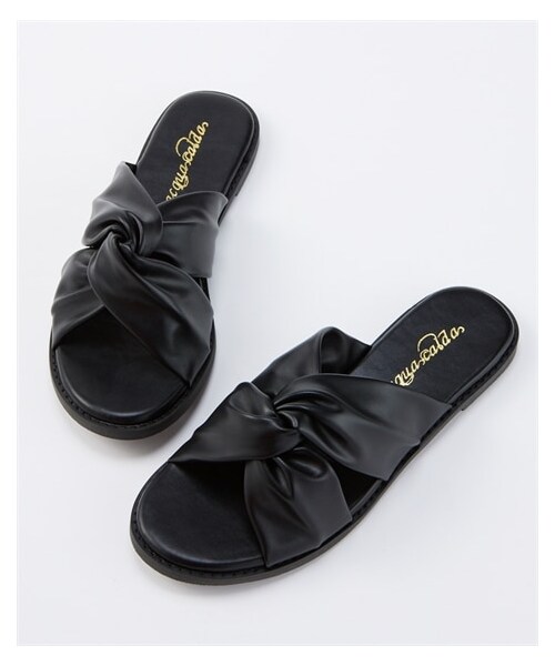 nissen（ニッセン）の「【ゆったり幅広】やわらかツイストフラットサンダル（低反発中敷）（ワイズ４Ｅ）（サンダル・メンズ・黒/ホワイト/パープル/グリーン/オーク・M=23.0~23.5cm/4E/L=24.0~24.5cm/4E/LL=25.0~25.5cm/4E/3L=26.0~26.5cm/4E）」の20枚目の写真