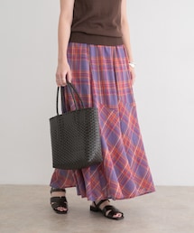 ITEMS URBANRESEARCH | チェック切替えスカート(スカート)
