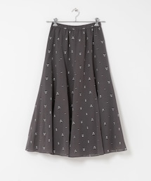 URBAN RESEARCH DOORS | 小柄ダマスクプリントフレアスカート(スカート)
