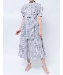 POLO BCS | 【POLOBCSコラボ】コルセットスウィッチングシャツワンピース(ワンピース)
