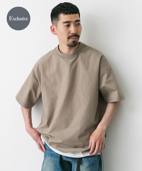 URBAN RESEARCH DOORS(アーバンリサーチドアーズ)の「『別注』Marmot×DOORS DotAir drawstring T-shirts(Tシャツ/カットソー・メンズ・BLACK/CHARCOAL/BEIGE・M/L/XL)」の3枚目の写真