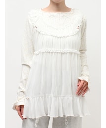 merry jenny | シアーギャザーチュニック(チュニック)