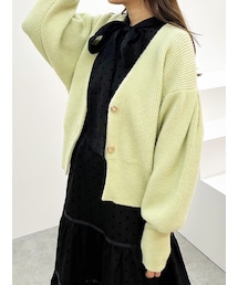 MERCURYDUO | 片畔ボリュームスリーブカーディガン(カーディガン/ボレロ)