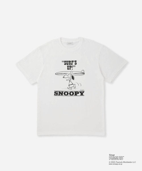Saturdays NYC(サタデーズ ニューヨークシティ )の「SNYC x SNOOPY SURF T(Tシャツ/カットソー・レディース・ブラック/ホワイト・L/M/S/XL)」の4枚目の写真