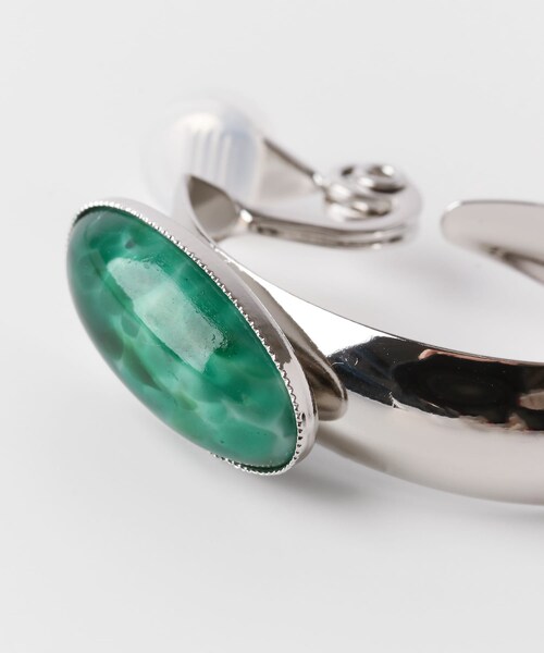 URBAN RESEARCH DOORS(アーバンリサーチドアーズ)の「RLIGHTs ガラスイヤリング∴(イヤリング・レディース・Wht×Gld/Grn×Slv・FREE)」の8枚目の写真