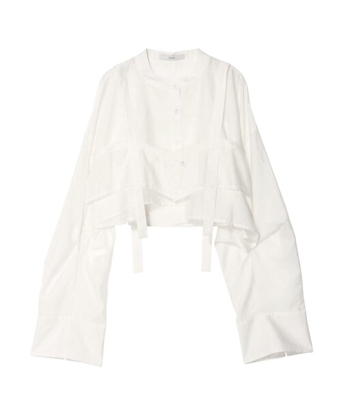 UN3D.（アンスリード）の「BUSTIER LAYERED SHORT SH（シャツ/ブラウス