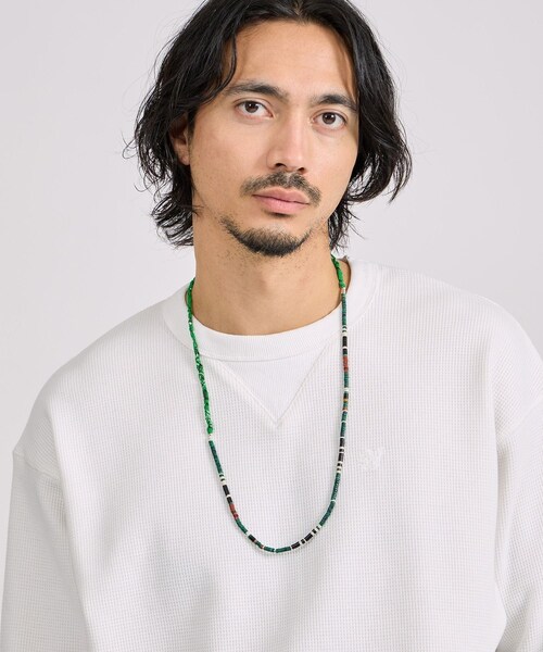 Saturdays NYC（サタデーズ ニューヨークシティ ）の「MIKIA x Saturdays NYC Bandana（ネックレス・レディース・ブラック/グリーン/レッド・F）」の21枚目の写真