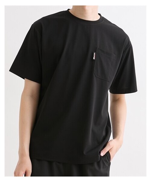 nissen（ニッセン）の「ポケット付き半袖Tシャツ　ファーストダウンエクスプロレーションギア　FDEX（Tシャツ/カットソー・メンズ・05チャコールグレー/06ブラック/64カーキ・M/L/LL）」の4枚目の写真