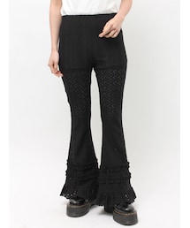 jouetie | レースフリルフィットフレアパンツ(その他パンツ)