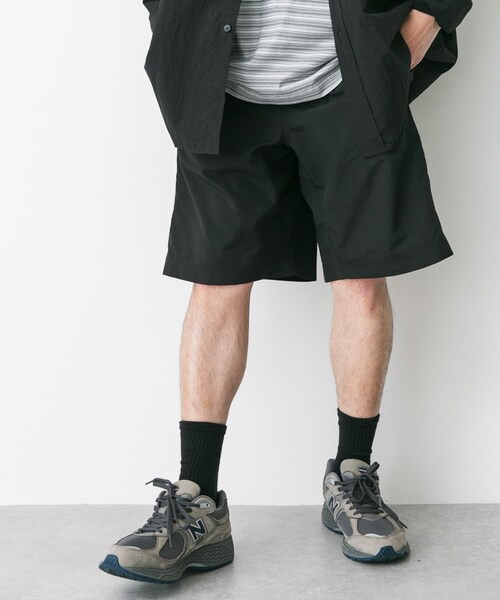 URBAN RESEARCH DOORS（アーバンリサーチドアーズ）の「『別注』BURLAP OUTFITTER×DOORS　Supplex Nylon Shorts（その他パンツ・メンズ・BRINDLE/BLACK/RAVEN・M/L）」の8枚目の写真