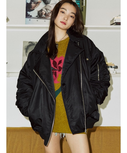 jouetie アウター　ライダースMA-1 ZOZOTOWN限定】ライダースMA-1ジャケット（MA-1）｜jouetie