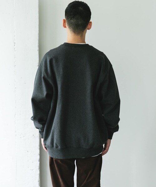 URBAN RESEARCH DOORS（アーバンリサーチドアーズ）の「裏起毛クルーネックスウェット（スウェット・メンズ・ASH GRAY/OLIVE/NAVY/TOP CCL・M/L）」の19枚目の写真
