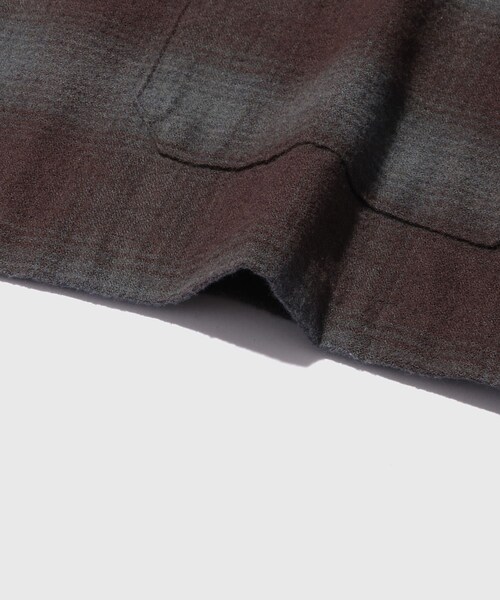 ADAM ET ROPE'(アダムエロペ)の「FLANNEL CHECK COVERALL(カバーオール・メンズ・グリーン系・L/M/S)」の16枚目の写真