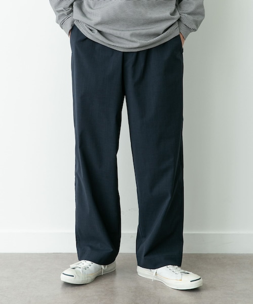 URBAN RESEARCH Sonny Label（アーバンリサーチサニーレーベル）の「リネンタッチポリエステルイージーパンツ（その他パンツ・メンズ・ブラック/チャコール/ネイビー・M/L）」の3枚目の写真