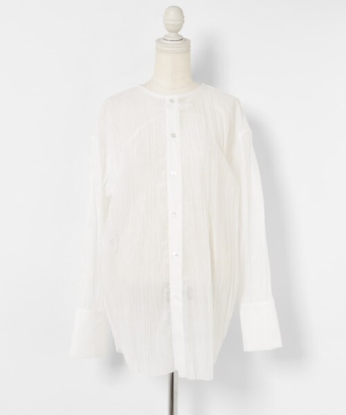 THE GOODLAND MARKET（ザグッドランドマーケット）の「&her　Washer Multi Shirts（シャツ/ブラウス・レディース・PINK/WHITE/NAVY・one）」の13枚目の写真
