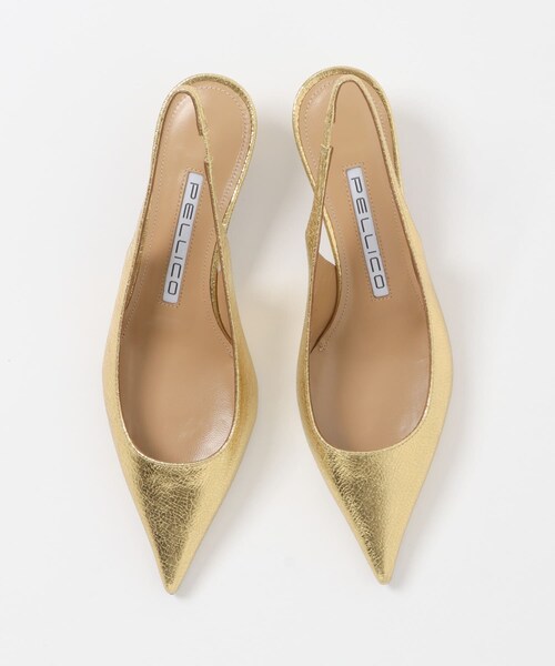 URBAN RESEARCH ROSSO（アーバンリサーチロッソ）の「PELLICO　バックストラップパンプス（パンプス・レディース・GOLD・36/36.5/37/37.5/38）」の8枚目の写真