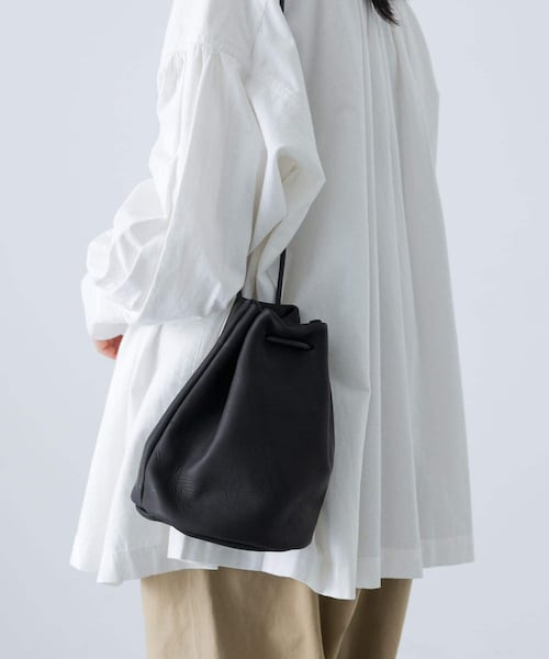 かぐれ（カグレ）の「MORMYRUS　drawstring bag（その他雑貨・レディース・BLACK・FREE）」の4枚目の写真