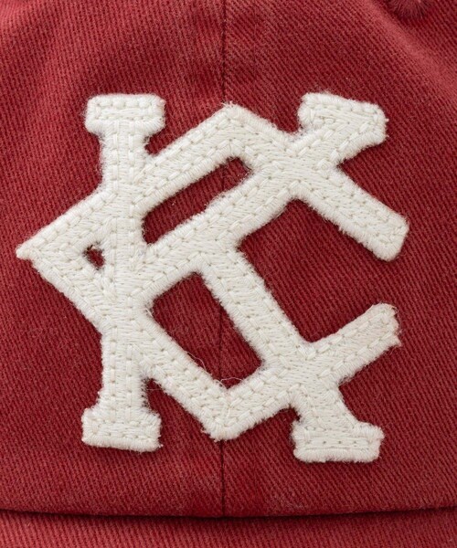 ADAM ET ROPE'(アダムエロペ)の「【AMERICAN NEEDLE】BASEBALL CAP(キャップ・レディース・ブラック/レッド・F)」の17枚目の写真