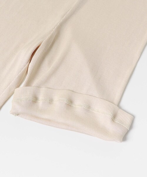 かぐれ（カグレ）の「シルクテレコショートレギンス（レギンス/スパッツ・レディース・IVORY/CHARCOAL・FREE）」の14枚目の写真