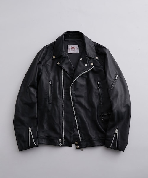 ADAM ET ROPE'（アダムエロペ）の「【James Grose 別注】MANILA JK SHEEP BLACK（ライダースジャケット・メンズ・ブラック・L/M/XL）」の16枚目の写真