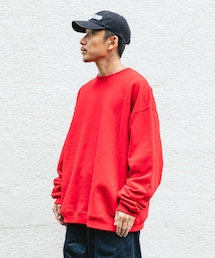 Wide Dad | Wide Dad　GRAPHIC SWEAT WITH HATCH(スウェット)