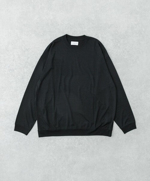 URBAN RESEARCH(アーバンリサーチ)の「new basic WASHABLE MERINO WOOL CREW-NECK(ニット/セーター・メンズ・BLACK/CHARCOAL/BROWN・M/L/XL)」の12枚目の写真
