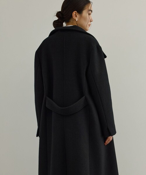 ADAM ET ROPE'(アダムエロペ)の「【WEB限定】スタンドカラー2WAYロングコート(ダウンジャケット/コート・レディース・チャコール/ライトグレー/ブラウン・F)」の16枚目の写真
