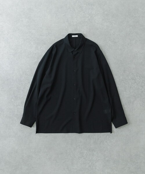 URBAN RESEARCH（アーバンリサーチ）の「『別注』ATON×URBAN RESEARCH　OVERSIZED SHIRTS（シャツ/ブラウス・メンズ・075NAV/IND/004CHA・4/6）」の15枚目の写真