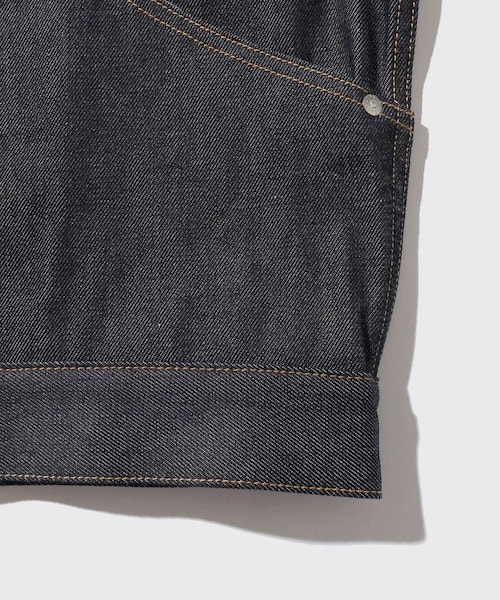 ADAM ET ROPE'(アダムエロペ)の「【BAL/バル】CURB POCKET DENIM JACKET(デニムジャケット・メンズ・ブラック/ネイビー・1/2)」の10枚目の写真