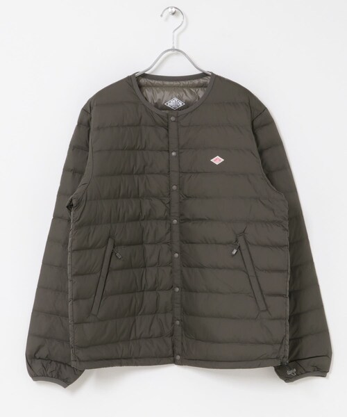 URBAN RESEARCH DOORS（アーバンリサーチドアーズ）の「DANTON　INNER DOWN CREW-NECK JACKET（その他アウター・メンズ・BLACK/IRON/BLUE GREEN/LIME GREEN/OLIVE・M/L/XL）」の19枚目の写真