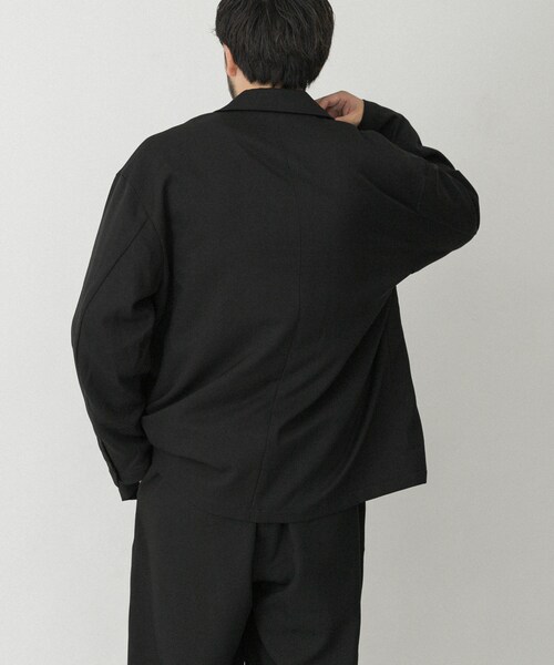 EKAL（エカル）の「ウールライクジャケット（テーラードジャケット・メンズ・ブラウン/チャコール/ブラック・M/L）」の19枚目の写真