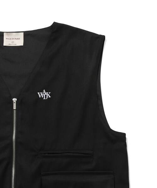 ADAM ET ROPE'（アダムエロペ）の「【WALK IN PARIS/ウォーク イン パリス】La veste sans maches（ベスト・メンズ・ブラック・L/M）」の6枚目の写真