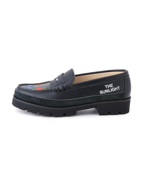 ADAM ET ROPE'(アダムエロペ)の「【KYOU for ADAM ET ROPE】SKOOL Type.2 EXTRALIGHT Exclusive Embroidered Coin Loafers by HARUTA(ローファー・レディース・ブラック・22.5/23/23.5/24)」の11枚目の写真