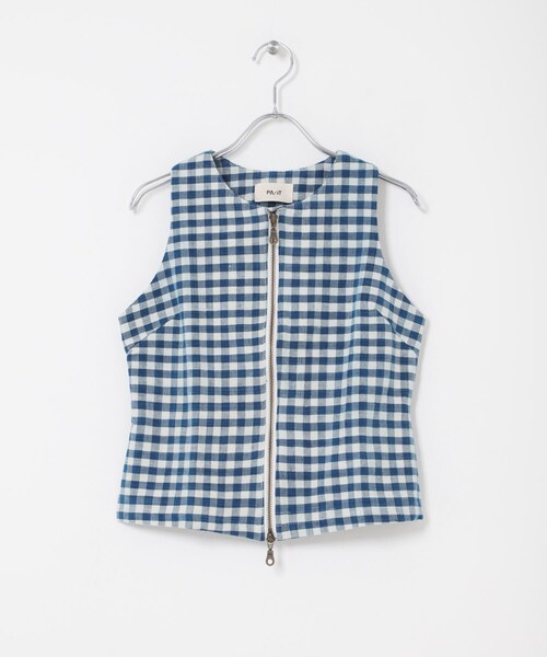 THE GOODLAND MARKET（ザグッドランドマーケット）の「PALIT　Neptune Tank Top Gingham（タンクトップ・レディース・CHECK・Free）」の10枚目の写真