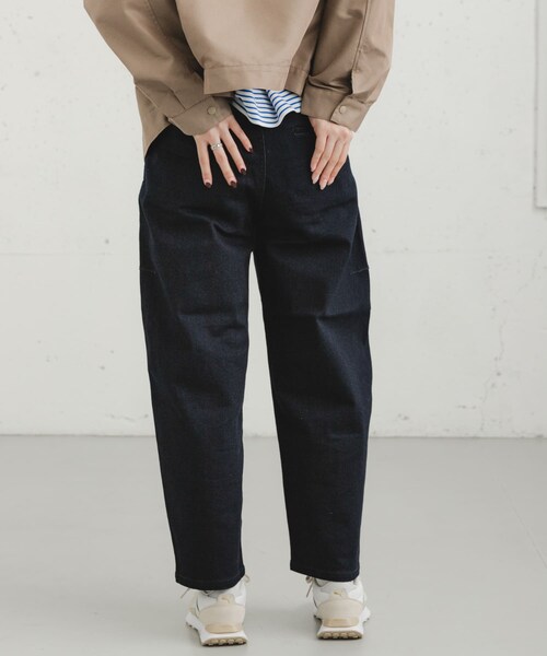 EKAL（エカル）の「『吸水速乾/イージーケア』coolmax カーブラインデニムパンツ（デニムパンツ・レディース・O.W/USED・S/M）」の8枚目の写真