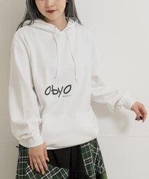 THE GOODLAND MARKET | 77circa　cats eye print hoody(パーカー)