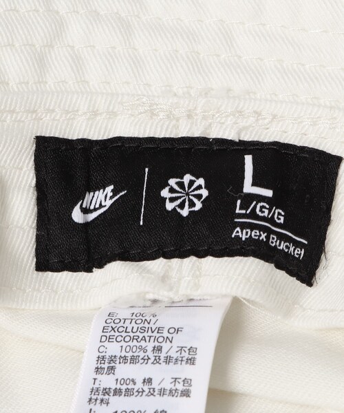 URBAN RESEARCH DOORS（アーバンリサーチドアーズ）の「NIKE　SQ FUT WSH バケット ハット（ハット・メンズ・ブラック/セイル/カーキ・L）」の8枚目の写真