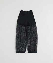 LAATO | tulle mesh knit pants(その他パンツ)