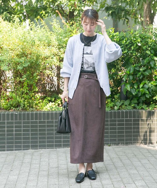 ITEMS URBANRESEARCH（アイテムズ アーバンリサーチ）の「ドットボタンラメニットカーディガン（カーディガン/ボレロ・レディース・BLK/RED/GRY・FREE）」の17枚目の写真