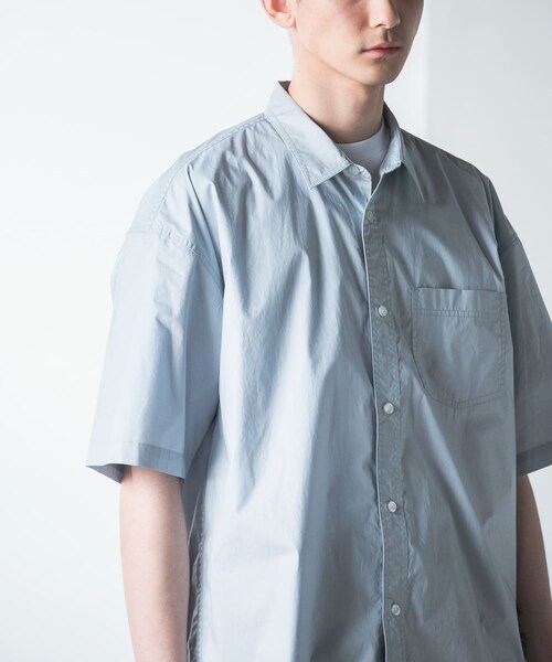 URBAN RESEARCH（アーバンリサーチ）の「高密度コットンショートスリーブシャツ（シャツ/ブラウス・メンズ・YELLOW/WHITE/GRAY/L.BLUE・M/L）」の20枚目の写真