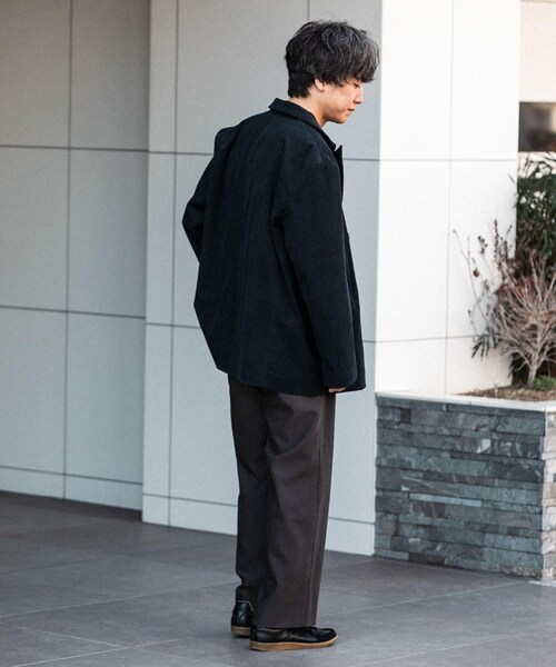 SENSE OF PLACE by URBAN RESEARCH（センスオブプレイスバイアーバンリサーチ）の「『セットアップ対応』 コーデュロイダブルルーズジャケット（テーラードジャケット・メンズ・BROWN/BLACK/L.KHAKI・M/L）」の21枚目の写真