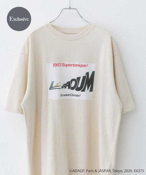 URBAN RESEARCH DOORS(アーバンリサーチドアーズ)の「『別注』Savignac×DOORS プリントTシャツ(Tシャツ/カットソー・メンズ・WHITE1/WHITE2/IVORY/WHITE3/TOP GRAY1/CHARCOAL2/CHARCOAL1/TOP GRAY2/MOCHA/OATMEAL/BLUE/LIGHT BLUE/NAVY/LAVENDER/VERMILLION・M/L/XL)」の4枚目の写真